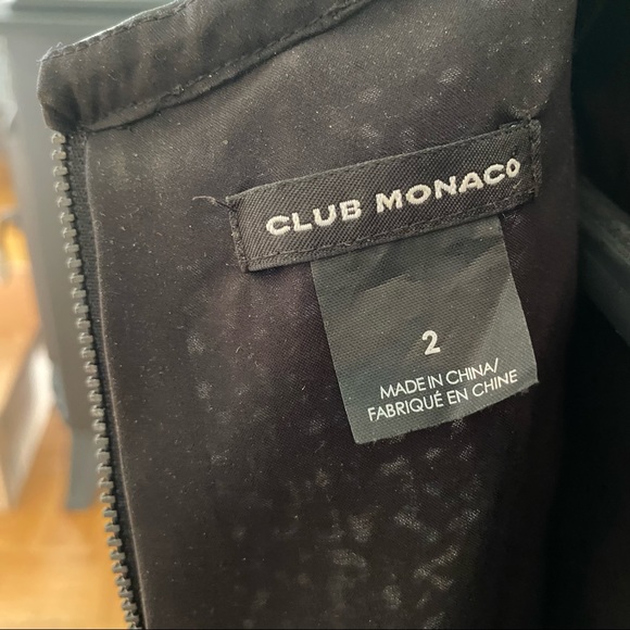 Club Monaco - Leather cap sleeve dress - Picture 5 of 6